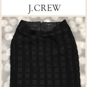 JCrew black pencil skirt